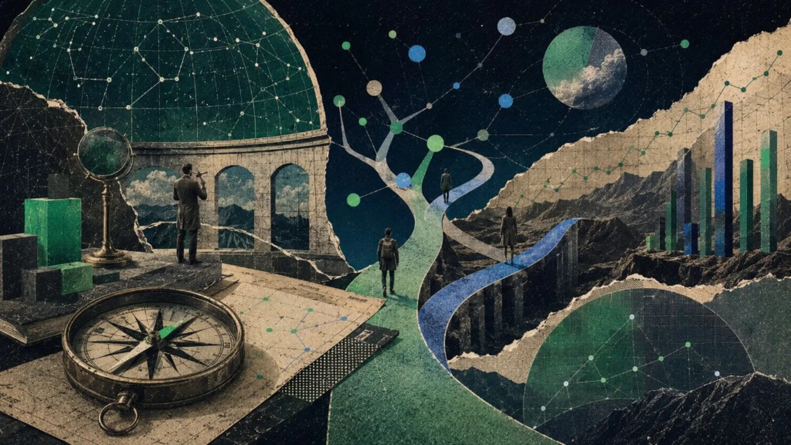 Editorial collage: constellations and pathways for tracking link attribution